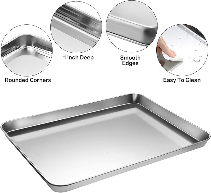 Stainless Steel Baking Sheet Tray Cooling Rack - Image 3