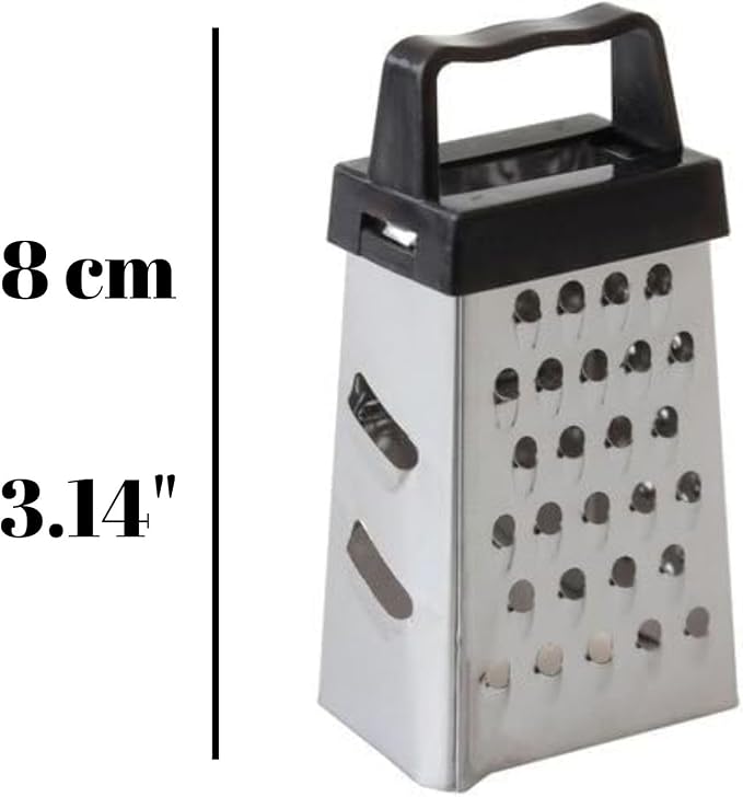 Mini Garlic Grater, Stainless Steel Cheese Ginger Vegetable Spices Small Grater - Image 2