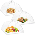 Onarway Food Covers for Outside Mesh: 3 Pack 14 Inch Pop Up Fine Fly Net for by Onarway