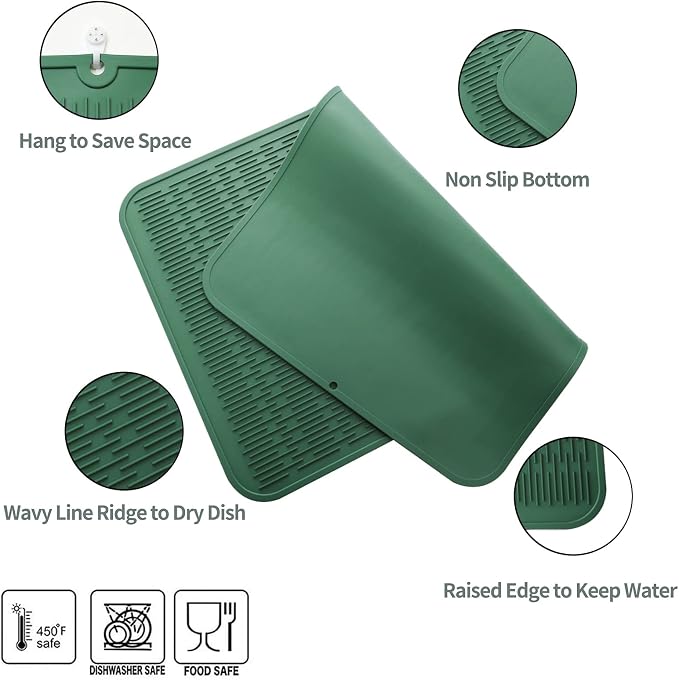 MicoYang Silicone Dish Drying Mat - Image 3
