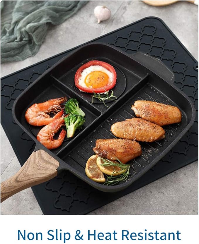 AMOAMI-Dish Drying Mats for Kitchen Counter-Silicone Dish Drying Mat-Kitchen - Image 4