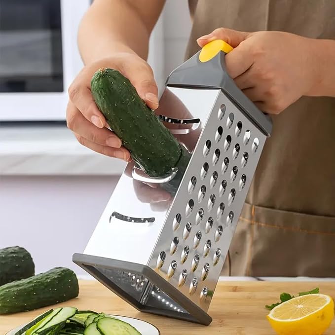 Cheese Grater, 4-Sided Box Grater - Image 4