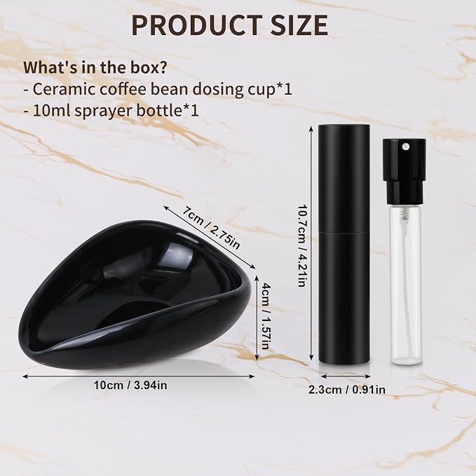 Coffee Bean Dosing Cup and Spray Bottle Kit - Image 3
