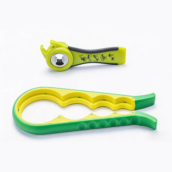 Jar Opener for Seniors with Arthritis, Jar Opener for Weak Hands, 5-in-1 Bottle by GZLT