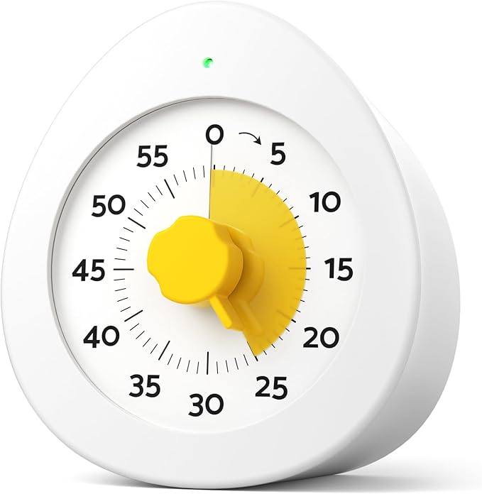 LIORQUE Visual Timer for Kids, 60-Minute Countdown Kitchen Timers for Cooking by LIORQUEProducts