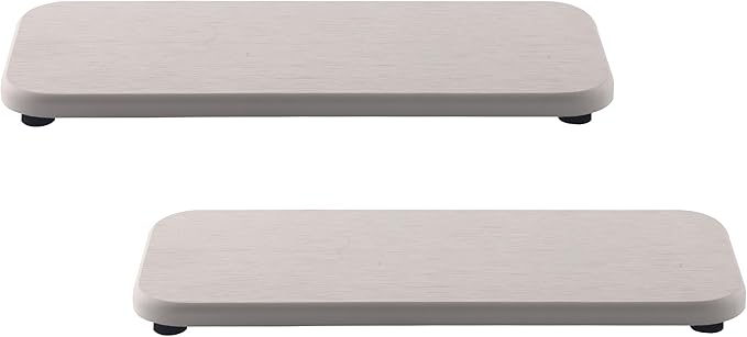 NiuYichee 2 Pcs Water Absorbing Stone Trays, Kitchen/Bathroom Sink Soap Dish by NiuYichee
