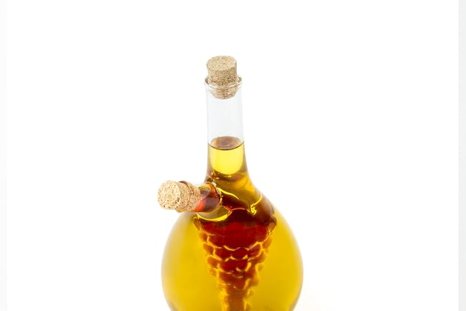 Fox Run Grape Motif Oil and Vinegar Cruet Dispenser Bottle - Image 2
