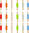 18 Pack Small Rolling Pin for Kids, 9 Inch Kids Rolling Pin for Home Kitchen by Miokun