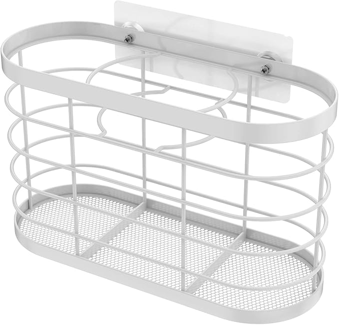 Hair Dryer Holder 3 in 1 Hair Tool Organizer Djustable Height Wall - Image 5