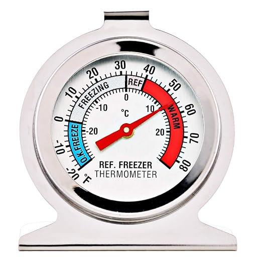 4 Pack Refrigerator Freezer Thermometer Large Dial Analog Thermometer - Image 3