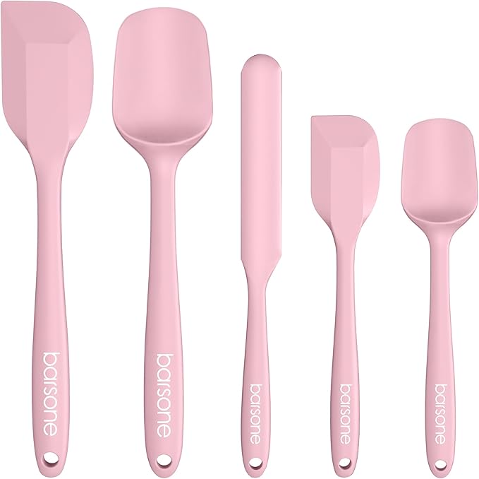 5-Piece Silicone Spatula Set by barsone