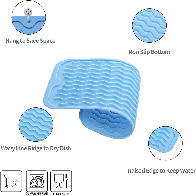 MicoYang Silicone Dish Drying Mat - Image 3