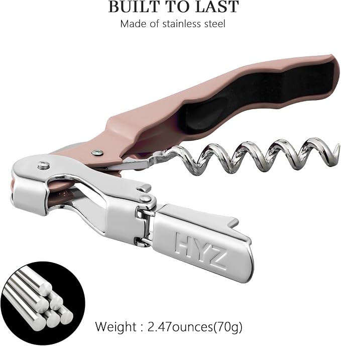 HYZ 2-Pack Wine Opener Waiter Corkscrew, Professional Wine Key - Image 5