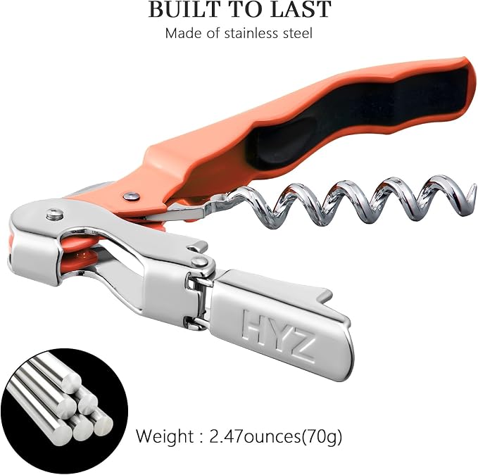 HYZ 2-Pack Wine Opener Waiter Corkscrew, Professional Wine Key - Image 6