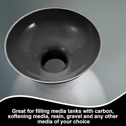 Vesici 2 Pack Extra Large Wide Mouth Funnel Black 2.5" x 10" Multi Purpose - Image 3