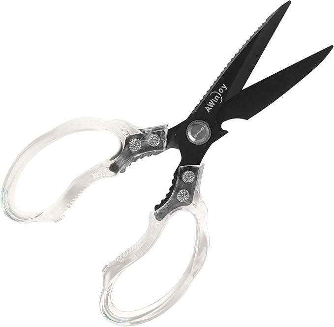 AWinjoy Kitchen Scissors, Heavy Duty Sharp Kitchen Shears, Stainless Steel & by AWinjoykitchenshears