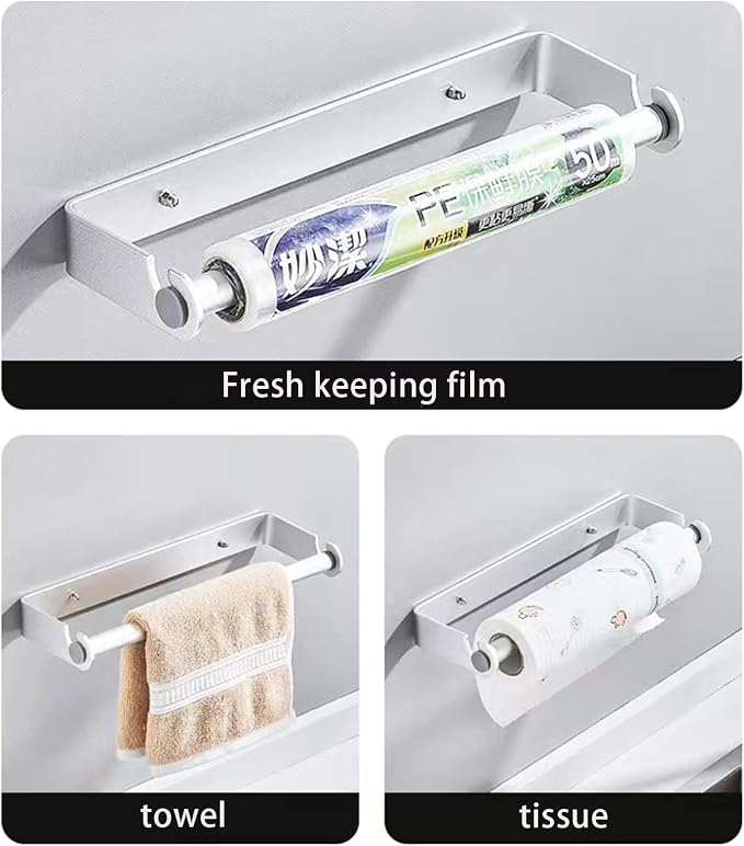 Aheucndg Paper Towel Holder for Kitchen, Wall Mount Paper Towel Holder - Image 6