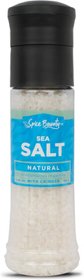 Spice Bounty - Natural Sea Salt Grinder 11.46 oz – Coarse Sea Salt Crystals by JaybeesNutsDriedFruit