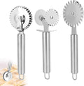3pcs Pastry Wheel Cutter Set, Stainless Steel Ravioli Pizza Cutter Wheel & by Unknown