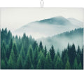 Forest Trees Mountain Dish Drying Mat 18x24 Inch, Microfiber Absorbent Fast Dry by Unknown