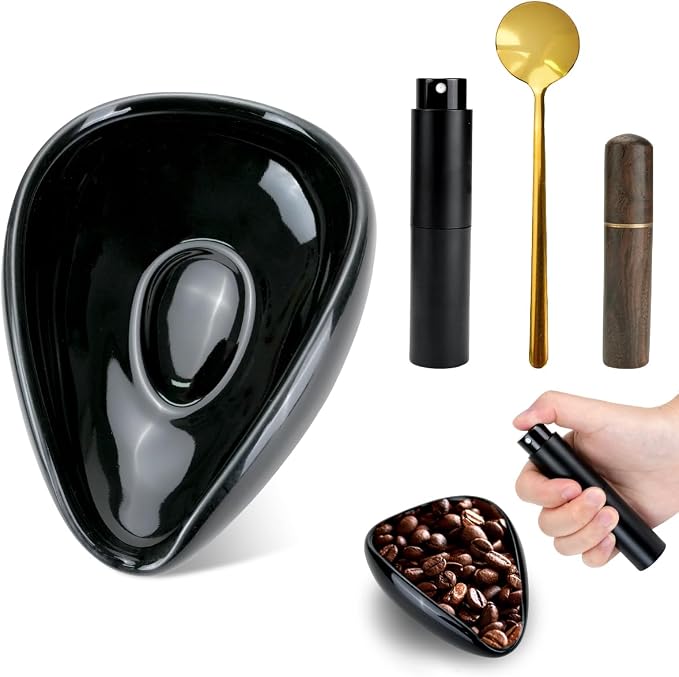 4Pcs Coffee Bean Dosing Cup and Spray Bottle Kit by IBEQUEM