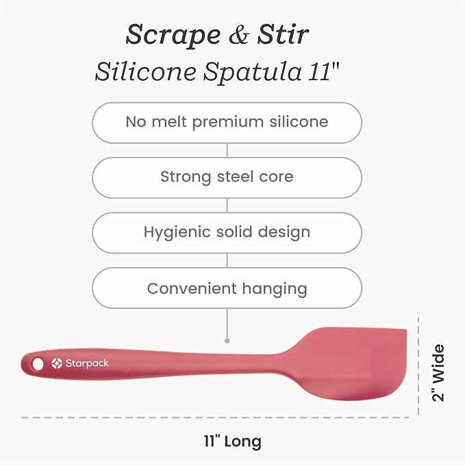 Starpack 'Scrape & Stir' Silicone Spatula - Image 4