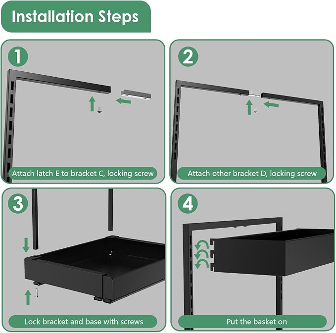 REALINN Expandable Under Sink Organizers and Storage, 2 Tier Under Cabinet - Image 7