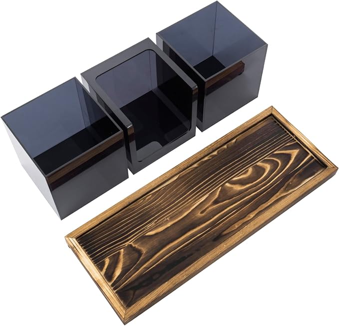 MyGift Coffee Organizer, Modern Acrylic Coffee and Tea Organizer - Image 6