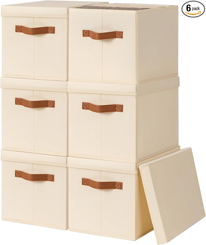 Homsorout Storage Bins with Lids by Homsorout