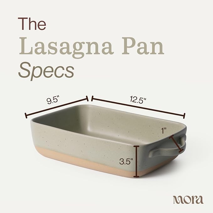 Mora Ceramic Baking Dish with Handles - Image 2