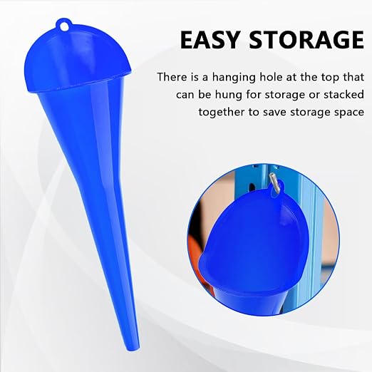 Long-Neck Oil Funnel for Automotive – Multi-Function Plastic Funnel for Oil - Image 5