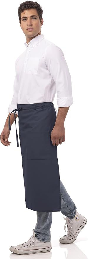 Chef Works Unisex Two Pocket Bistro Apron - Image 5