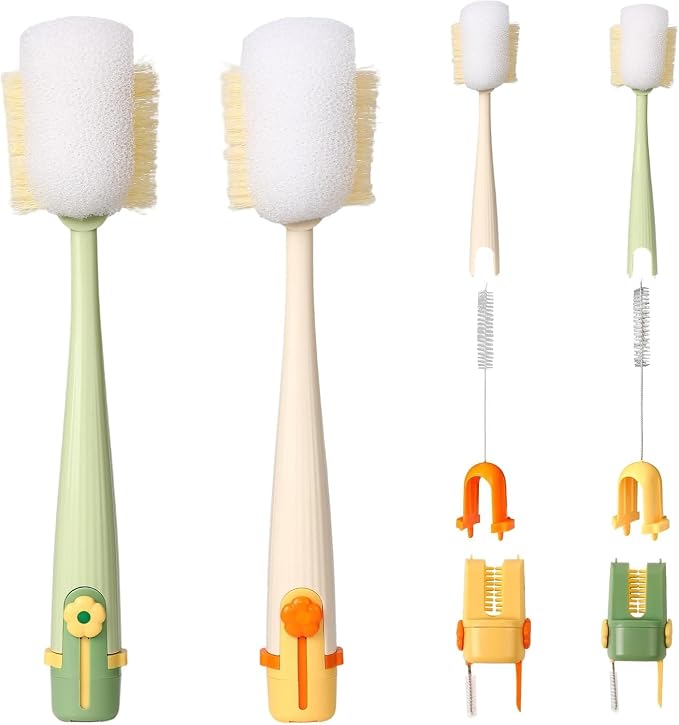 5-in-1 Bottle Cleaning Brush Set, Portable Brush Tools by Unknown
