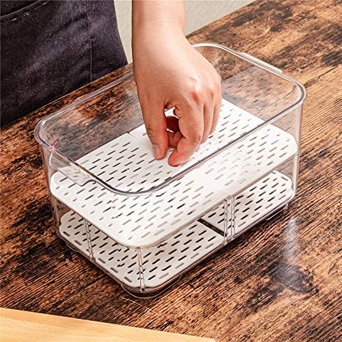 SANNO Vegetable Fruit Storage Containers, Refrigerator Storage