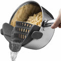 Silicone Pot Strainer, Emptycolor Adjustable Clip On Strainer by Unknown
