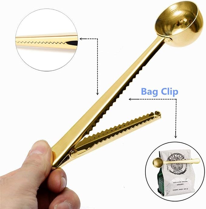 Stainless Steel Coffee and Tea Scoop - Image 3