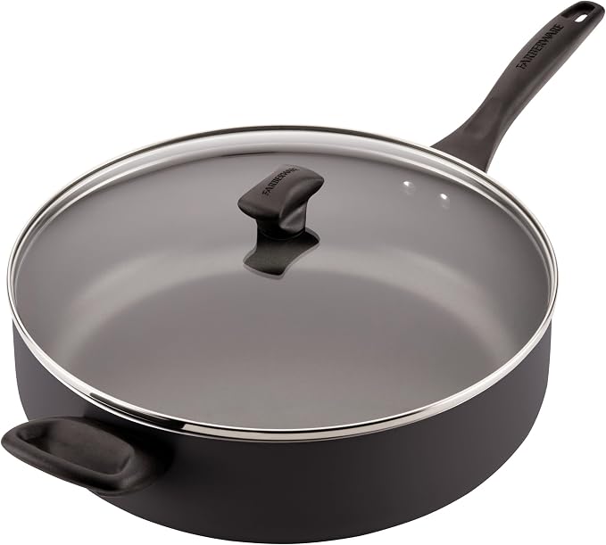 Farberware Dishwasher Safe Nonstick Jumbo Cooker/Saute Pan - Image 6
