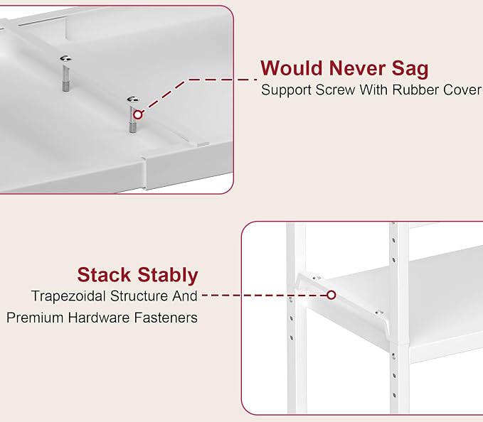 X-cosrack 12" Wide 100LBS Loading-Bearing Heavy Duty Kitchen Storage Shelf - Image 8