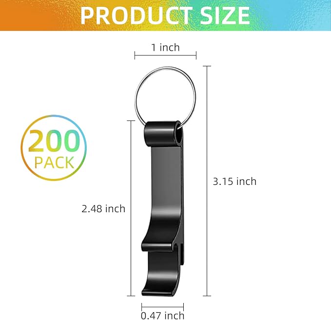 200 Pack Metal Bottle Opener - Image 2