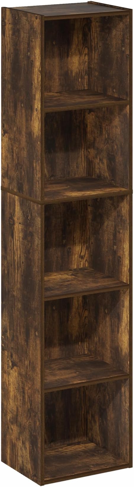 Furinno PASIR Book Shelf, 5-Tier Modern Bookshelf, Open Shelves Bookcase 9 x 12 - Image 7