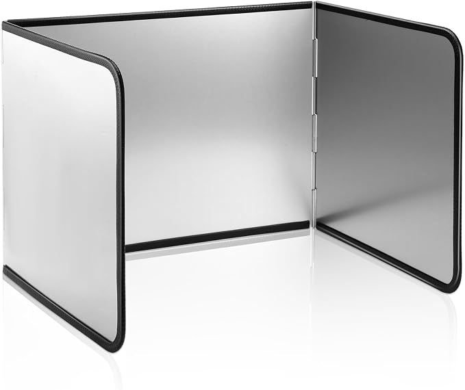 Foldable Stainless Steel Splatter Guard, Oil Splash Protection Backsplash by Unknown