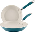 Rachael Ray Cucina Ceramic Nonstick Frying Pans/Skillet Set, Dishwasher Safe by RachaelRayKitchenware