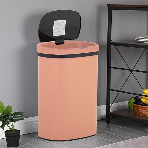 BestOffice | 13 Gallon Stainless Steel Trash Can - Image 6