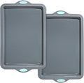 Webake Silicone Sheet Cake Pan, 14 Inch Silicone Sheet Pans 2 Pack Cookie Sheet by Webake