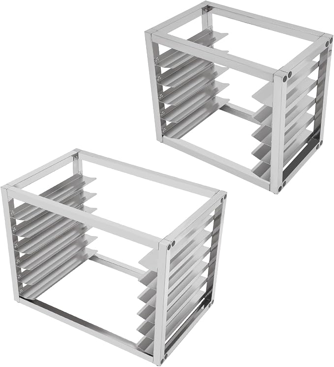 5 Tier Bun Pan Rack, Aluminum Bakery Rack - Image 4