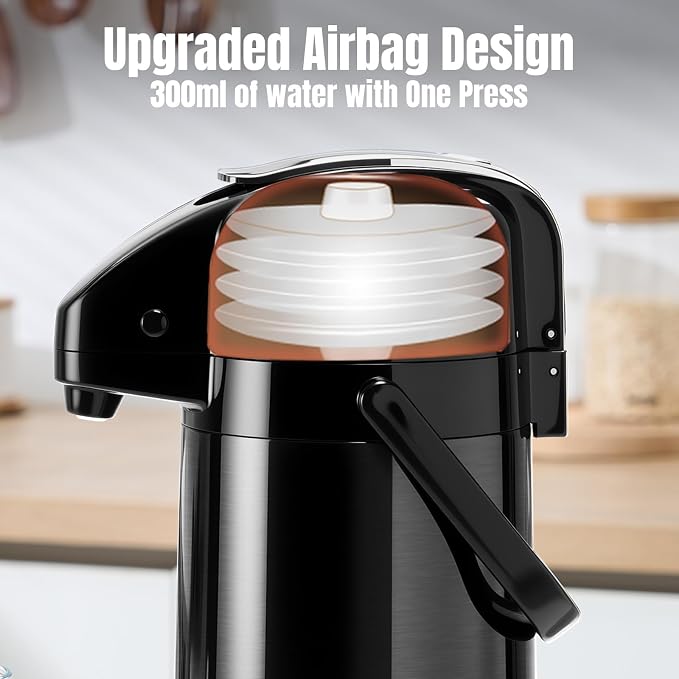 PARACITY Upgraded Airpot Coffee Carafe - Image 3