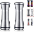 Kyraton Salt and Pepper Shakers, Stainless Steel Salt and Pepper Grinders by Kyraton