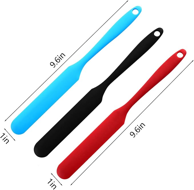 【5 Pack】Silicone Jar Spatula, Long Handle Jar Scraper Spurtle, Sourdough Spatula - Image 6