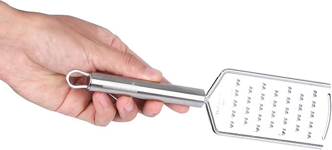 Restaurantware Stainless Steel Coarse Cheese Grater - Image 11