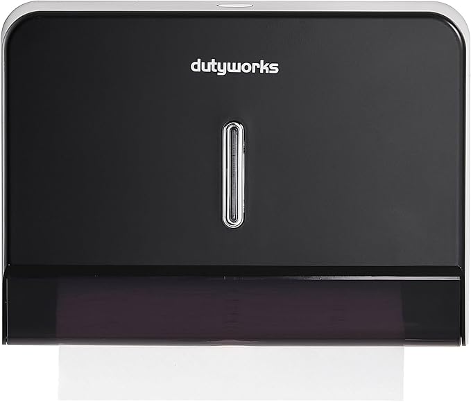 Paper Towel Dispenser Wall Mount, Large Capacity 200 Sheets, No Drilling by dutyworks